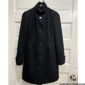 J Crew Wool Dress Coat Black Size 0 Style 52510